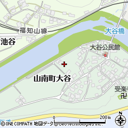 兵庫県丹波市山南町大谷233周辺の地図