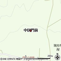 兵庫県多可町（多可郡）中区門前周辺の地図