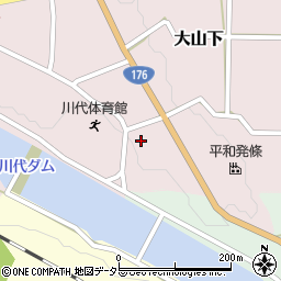 兵庫県丹波篠山市大山下390周辺の地図