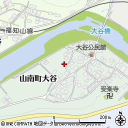 兵庫県丹波市山南町大谷199周辺の地図