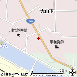 兵庫県丹波篠山市大山下396周辺の地図