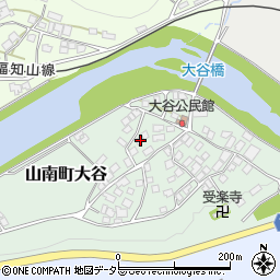 兵庫県丹波市山南町大谷138周辺の地図