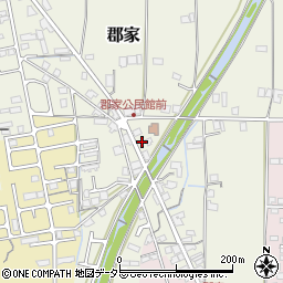 兵庫県丹波篠山市郡家286周辺の地図