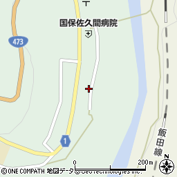 静岡県浜松市天竜区佐久間町中部111周辺の地図