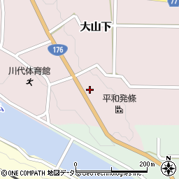 兵庫県丹波篠山市大山下399周辺の地図