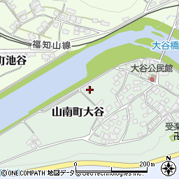 兵庫県丹波市山南町大谷232周辺の地図