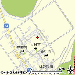 滋賀県蒲生郡竜王町林765周辺の地図
