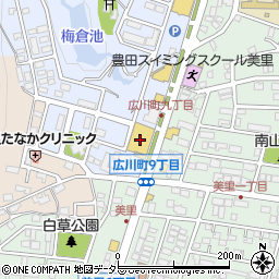 エディオン豊田美里店周辺の地図