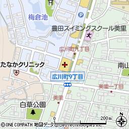エディオン豊田美里店周辺の地図