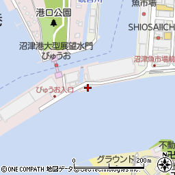 静岡県沼津市本千本港口周辺の地図