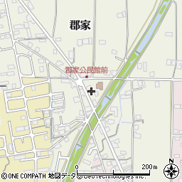 兵庫県丹波篠山市郡家2周辺の地図