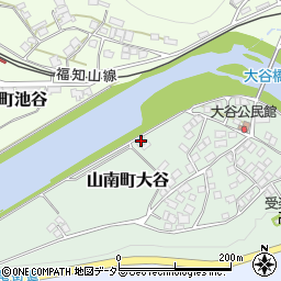 兵庫県丹波市山南町大谷230周辺の地図