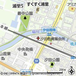 愛知県名古屋市緑区鳴海町上汐田417周辺の地図