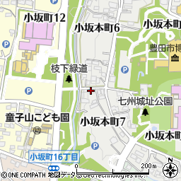 愛知県豊田市小坂本町7丁目63周辺の地図