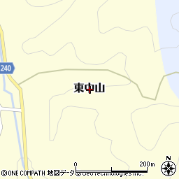 兵庫県佐用郡佐用町東中山周辺の地図