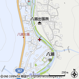 京都府京都市左京区八瀬近衛町318周辺の地図