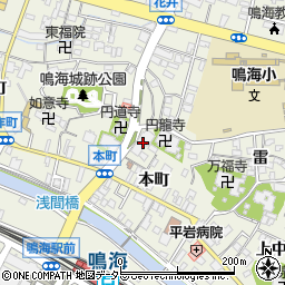 三菱ＵＦＪ銀行有松出張所周辺の地図