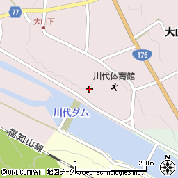 兵庫県丹波篠山市大山下353周辺の地図