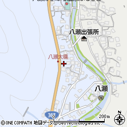 京都府京都市左京区八瀬近衛町周辺の地図