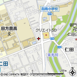 静岡県田方郡函南町仁田114-2周辺の地図