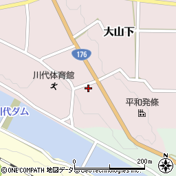 兵庫県丹波篠山市大山下394周辺の地図