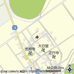 滋賀県蒲生郡竜王町林778周辺の地図