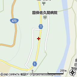 静岡県浜松市天竜区佐久間町中部209周辺の地図