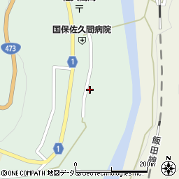 静岡県浜松市天竜区佐久間町中部103周辺の地図