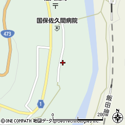 静岡県浜松市天竜区佐久間町中部103周辺の地図