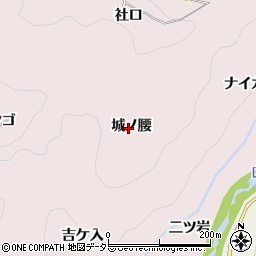 愛知県豊田市幸海町城ノ腰周辺の地図