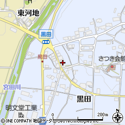 兵庫県丹波篠山市黒田471周辺の地図