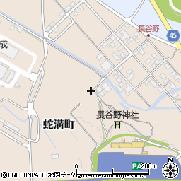 滋賀県東近江市蛇溝町1256周辺の地図