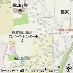 兵庫県丹波篠山市郡家893周辺の地図
