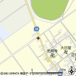 滋賀県蒲生郡竜王町林802周辺の地図