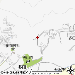 岡山県真庭市多田周辺の地図