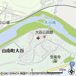 兵庫県丹波市山南町大谷140周辺の地図