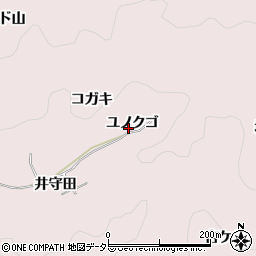 愛知県豊田市幸海町ユノクゴ周辺の地図