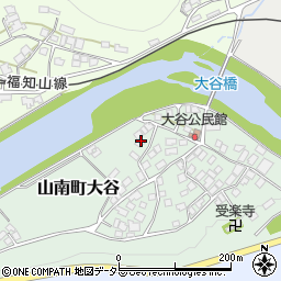 兵庫県丹波市山南町大谷195周辺の地図