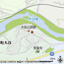 兵庫県丹波市山南町大谷54周辺の地図