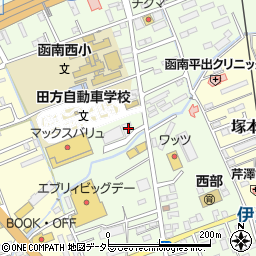三島信用金庫函南西支店周辺の地図