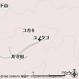 愛知県豊田市幸海町（ユノクゴ）周辺の地図
