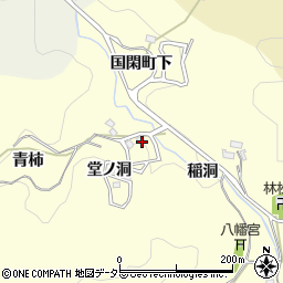 愛知県豊田市国閑町堂ノ洞周辺の地図