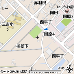 愛知県みよし市三好町植松下14周辺の地図