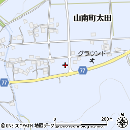 〒669-3113 兵庫県丹波市山南町太田の地図