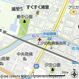 愛知県名古屋市緑区鳴海町上汐田405周辺の地図