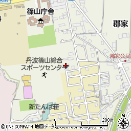 兵庫県丹波篠山市郡家892周辺の地図