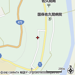 静岡県浜松市天竜区佐久間町中部311周辺の地図