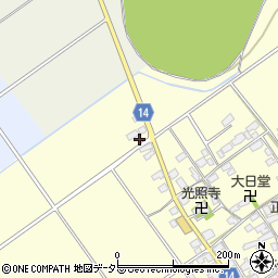 滋賀県蒲生郡竜王町林942周辺の地図
