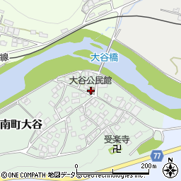 兵庫県丹波市山南町大谷151周辺の地図