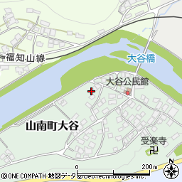 兵庫県丹波市山南町大谷193周辺の地図